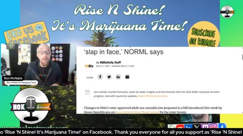 Rise ‘N Shine! It's Marijuana Time! Wake ‘N Bake Show - Ep 127 March 10, 2025