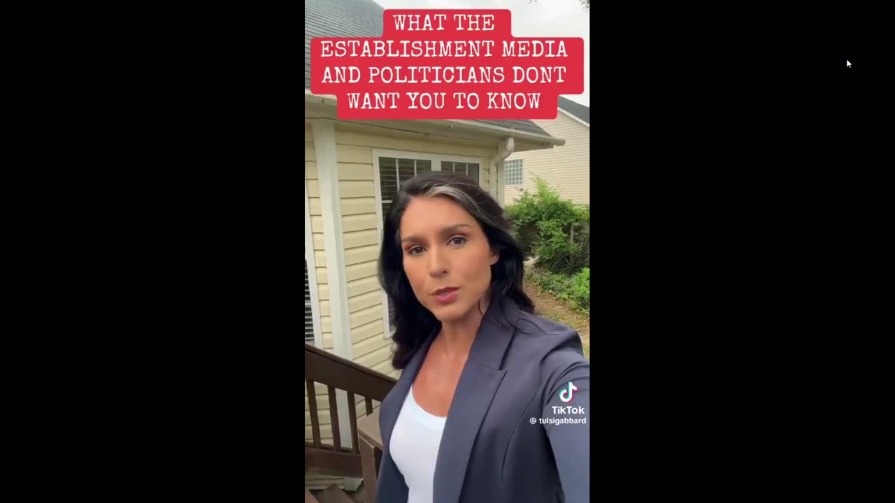 Tulsi on Things they don't want you to know