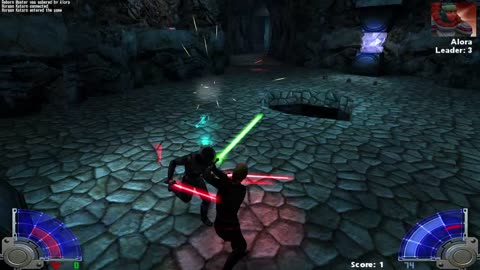 Star Wars Jedi academy gameplay