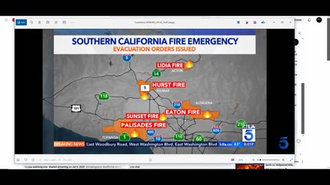 The story of the magic jumping fires. Los Angeles WildFires 2025