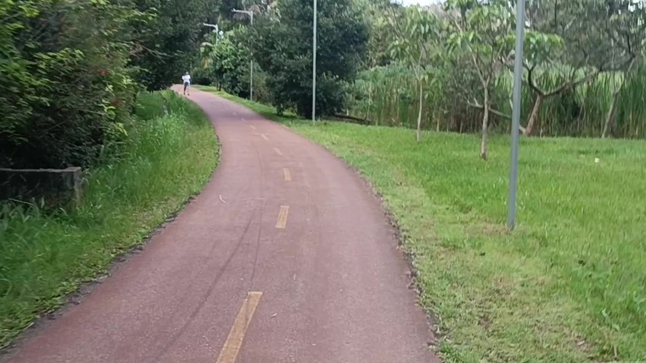 Treino no parque central 🚴🏿