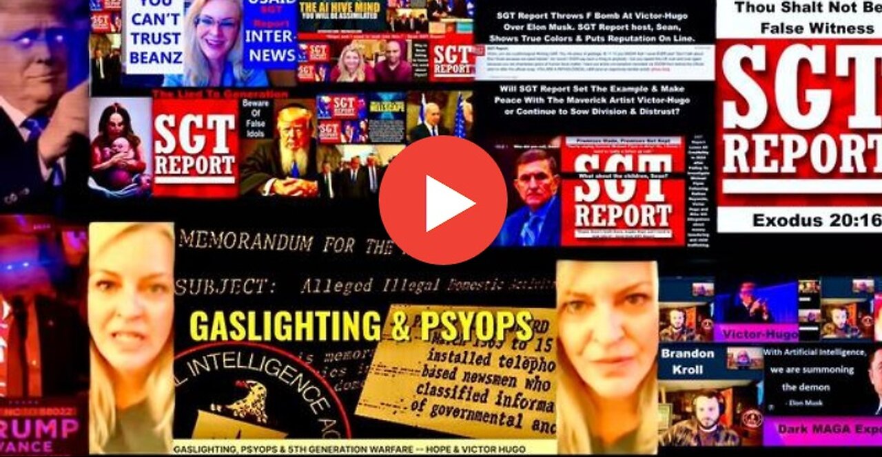 Amazing Polly Hope Tivon Nathan Reynolds Brandon Kroll Victor Hugo Expose SGT Report Michael Flynn