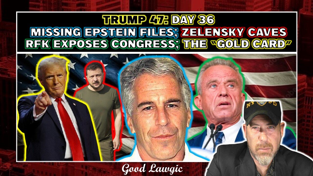 The Following Program: EXPLOSIVE Day 36 of Trump 47; Epstein Files MISSING and a LOT more!