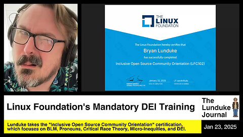 Linux Foundation's Mandatory DEI Training