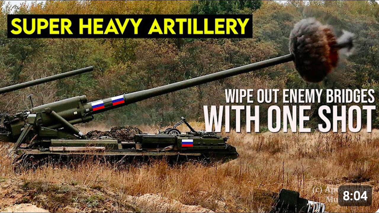 Russia's 203mm 2S7M Malka artillery gun: The mighty beast that can bring down bridges with one shot