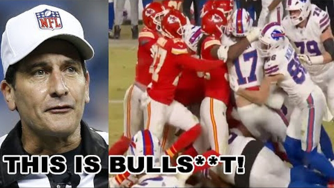 NFL rules analyst says Bills were ROBBED by the refs on CRUCIAL 4th down vs Chiefs! WATCH THIS!