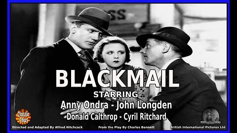 Blackmail (Movie HD) 1929