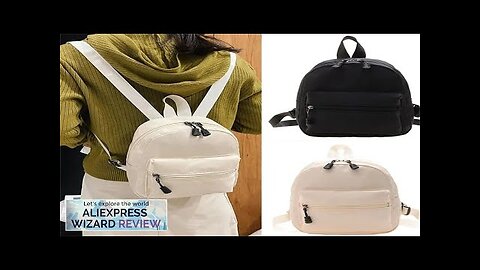 1Pc Mini Womens Backpacks Trend Nylon Female Bag Small School Bags White Review