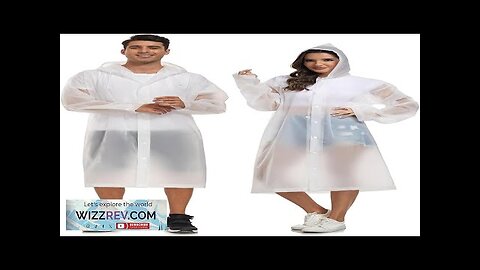 SaphiRose Rain Ponchos for Adults Extra Long EVA Rain Coats Waterproof Review