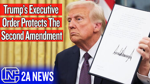 Donald Trump Issues Executive Order To Protect The Second Amendment