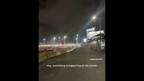 Something is happening at the Mexico/USA border, where are the people