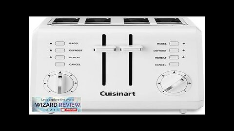 Cuisinart CPT-142P1 4-Slice Compact Plastic Toaster White Review