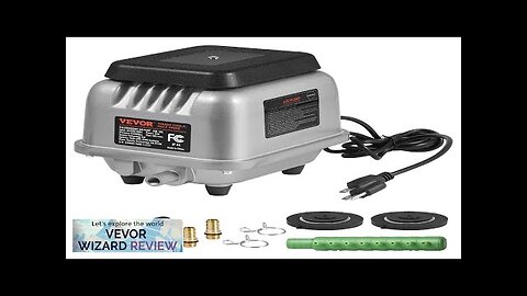 VEVOR Linear Air Pump 90L/Min Air Flow Septic Aerator Pump Aeration System Review