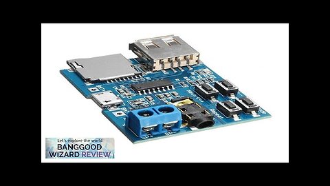 MP3 Lossless Decoder Board With Power Amplifier Module TF Card Decoding Player Review