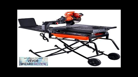 VEVOR Wet Tile Saw with Stand 10-inch 65Mn Steel Blade 4500 RPM Review