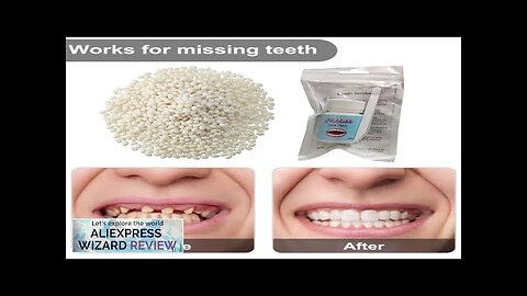 Dental Resin Shapeable Teeth Glue Makeup Dentures Modification Temporary Filling Teeth Review