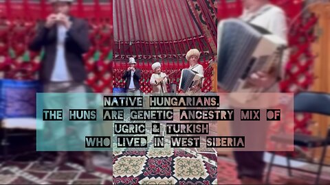 Native Hungarians. The Huns are genetic ancestry mix of Ugric & Turkish who lived in West Siberia