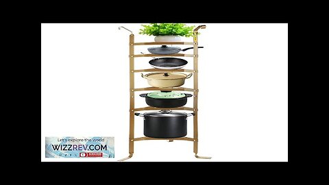 VEVOR 6-Tier Cookware Stand Carbon Steel Multi-Layer Pot Rack 61-inch Cookware Shelf Review