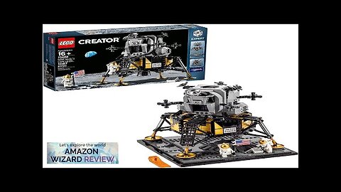 LEGO Creator Expert NASA Apollo 11 Lunar Lander 10266 Building Toy Set Review