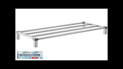 Newly Upgraded！VEVOR Aluminum Dunnage Rack Stationary Dunnage Rack 48” x 20” x Review