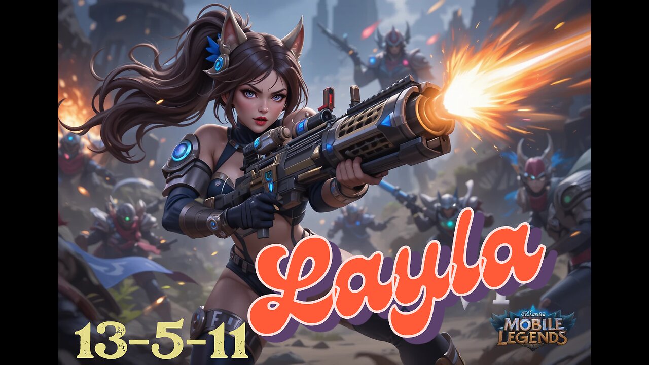 Mobile Legends : gintotski as Layla with 13-5-11 MVP