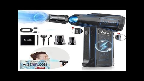 Zezzofan Compressed Air Duster180000RPM Mini Electric Air DusterPowerful Blower High Speed Review