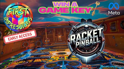 Racket Pinball FIRST IMPRESSIONS on Quest 3