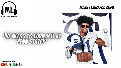 New numbers for Penn State Football players || Mark Lesko Pod clips #pennstatefootball