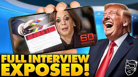 60 Minutes Kamala Cover-Up EXPOSED! Full Unedited NIGHTMARE Interview REVEALED | CBS to PAY Trump?