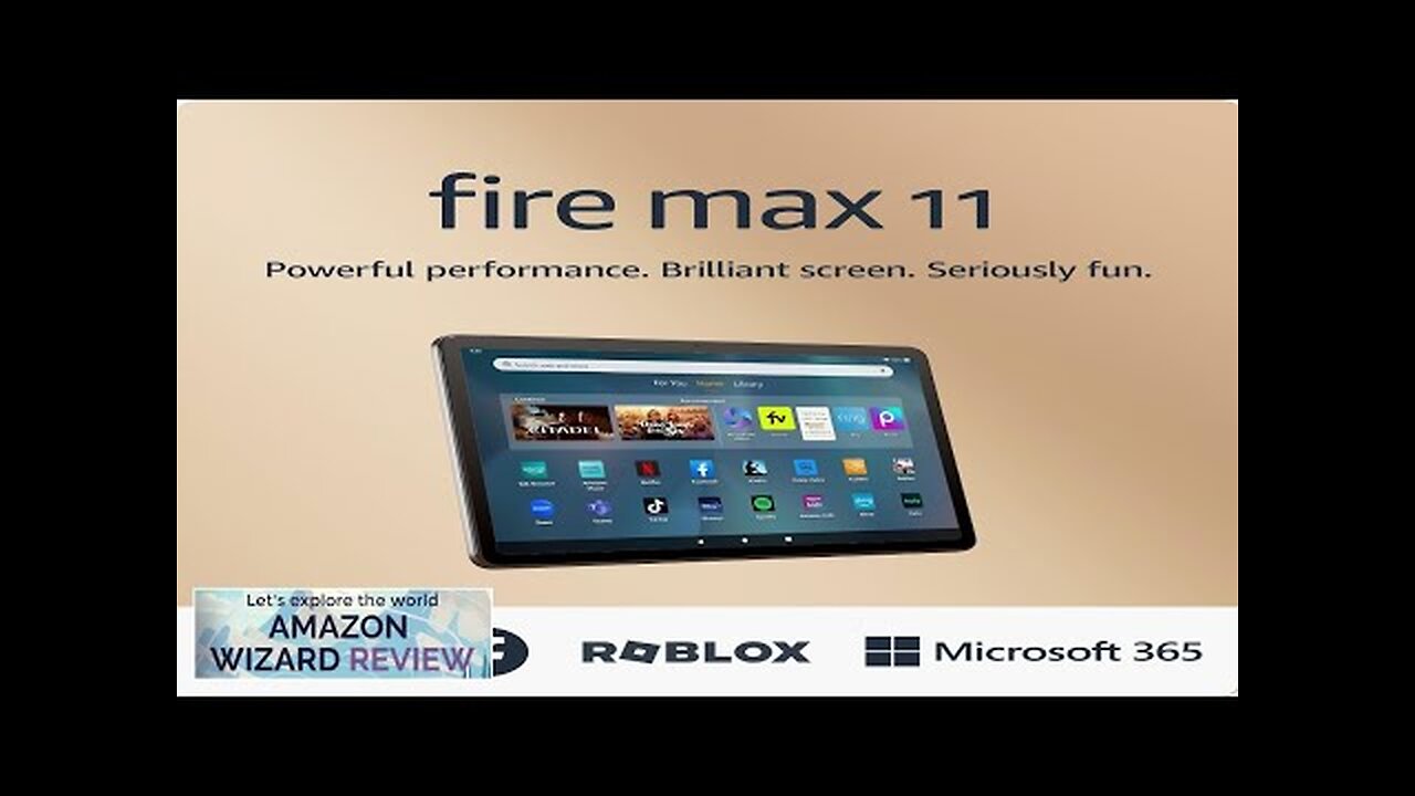 Amazon Fire Max 11 tablet vivid 11” display all-in-one for streaming reading Review