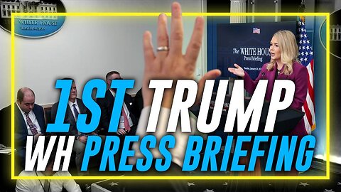 BREAKING: Watch Trump's 1st White House Press Briefing Featuring