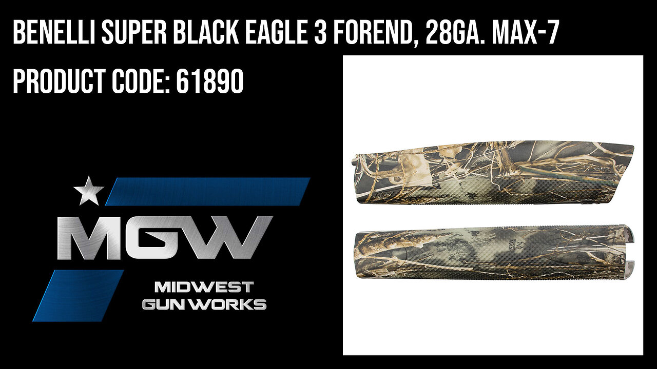 Benelli Super Black Eagle 3 Forend, 28ga. Max-7 - 61890