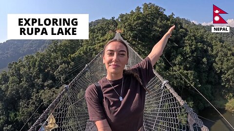 We visited the highest bridge in Pokhara, Nepal