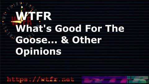 WTFR - What's Good For The Goose 04-02-2024
