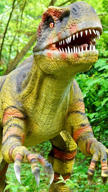 This Safari Dinosaur show looks strange