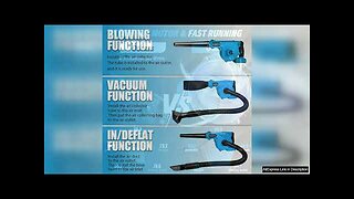 Koopa Tool Mini Cordless Leaf Blower for 18V Makita Battery Vacuum150CFM Review