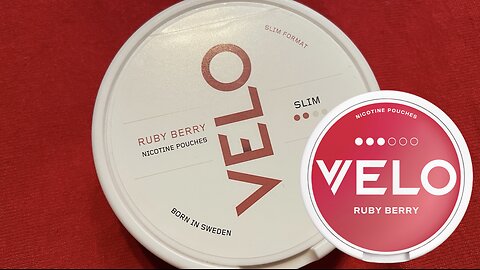 Velo Ruby Berry Nicotine Pouches Review