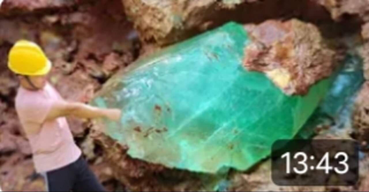 Diamonds & Emerald's Emerges From Crevices In Rocks after Torrential Rain