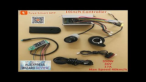 10 Inch Scooter Controller 350W 36V 17A Original Tuya Smart MAX FOSTON Review