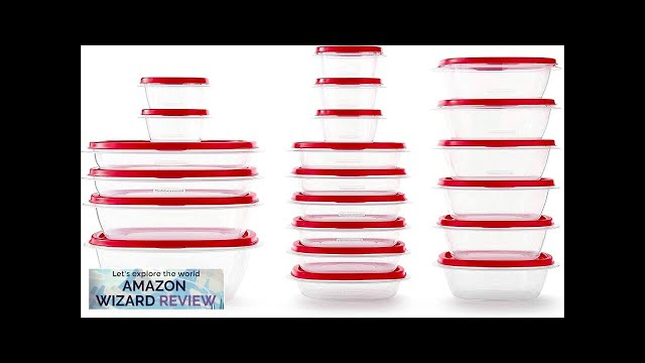 Rubbermaid 42-Piece Food Storage Containers with Lids Review