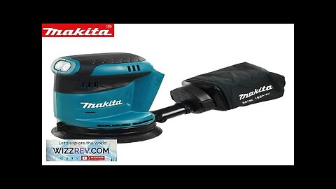 Makita DBO180Z Lithium Ion 18V Cordless Rechargeable Disc Random Orbital Sander Woodworking Review