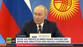 GUS-Gipfel in St. Petersburg: Putin spricht nach Flugzeugabsturz in Kasachstan sein Beileid aus