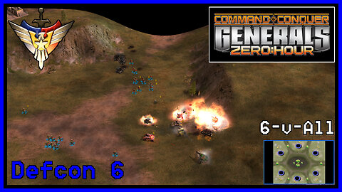 C&C Generals Zero Hour | Super Weapon General | 6-for-All | Defcon 6