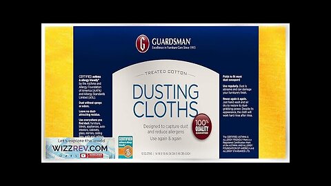 Guardsman 462500 Wood Furniture dust Cloth 12 Count (Pack of 1) Review