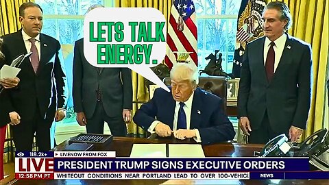 Trump TALKS ENERGY AND MORE!