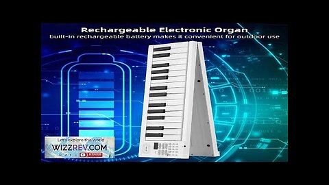 61-Key Foldable Electronic Piano Multifunctional Electronic Piano Keyboard LED Display Review