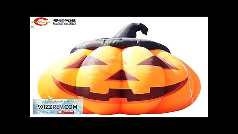 12x11m Smile Ghost Face Giant Inflatable Pumpkin Balloon for Yard or Park Review