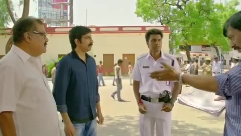 Ravi Teja Power Of Police Movie Scene