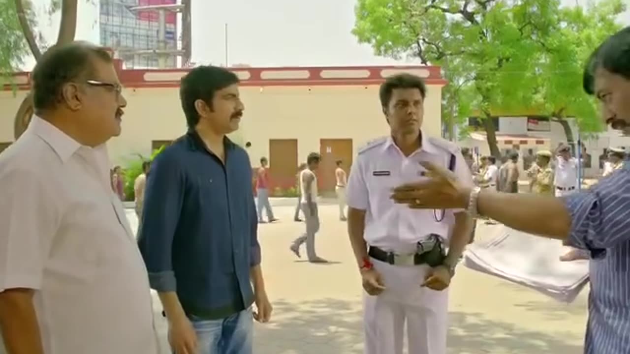 Ravi Teja Power Of Police Movie Scene