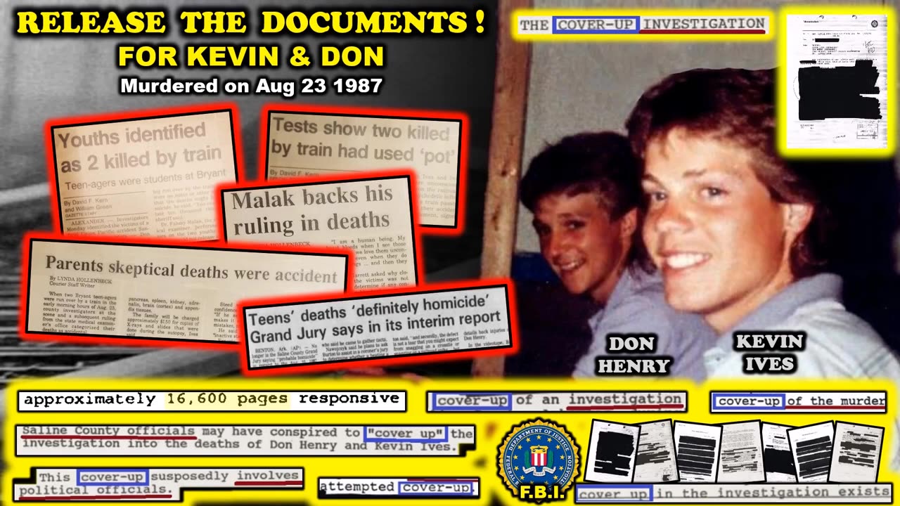 Sign the Petition - Release the Documents for Kevin Ives and Don Henry!